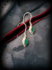 14k Emerald Devi Earrings