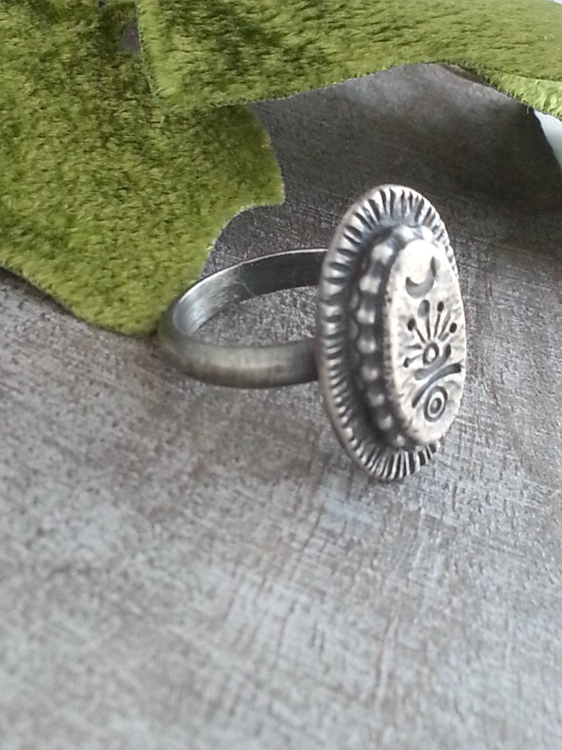 Celestial Totem Symbol Ring, Sterling