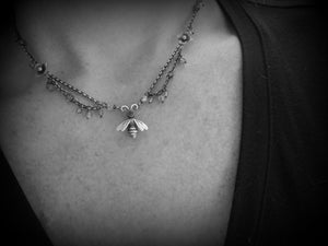 Sterling Silver Gemstone Beekeeper's Necklace